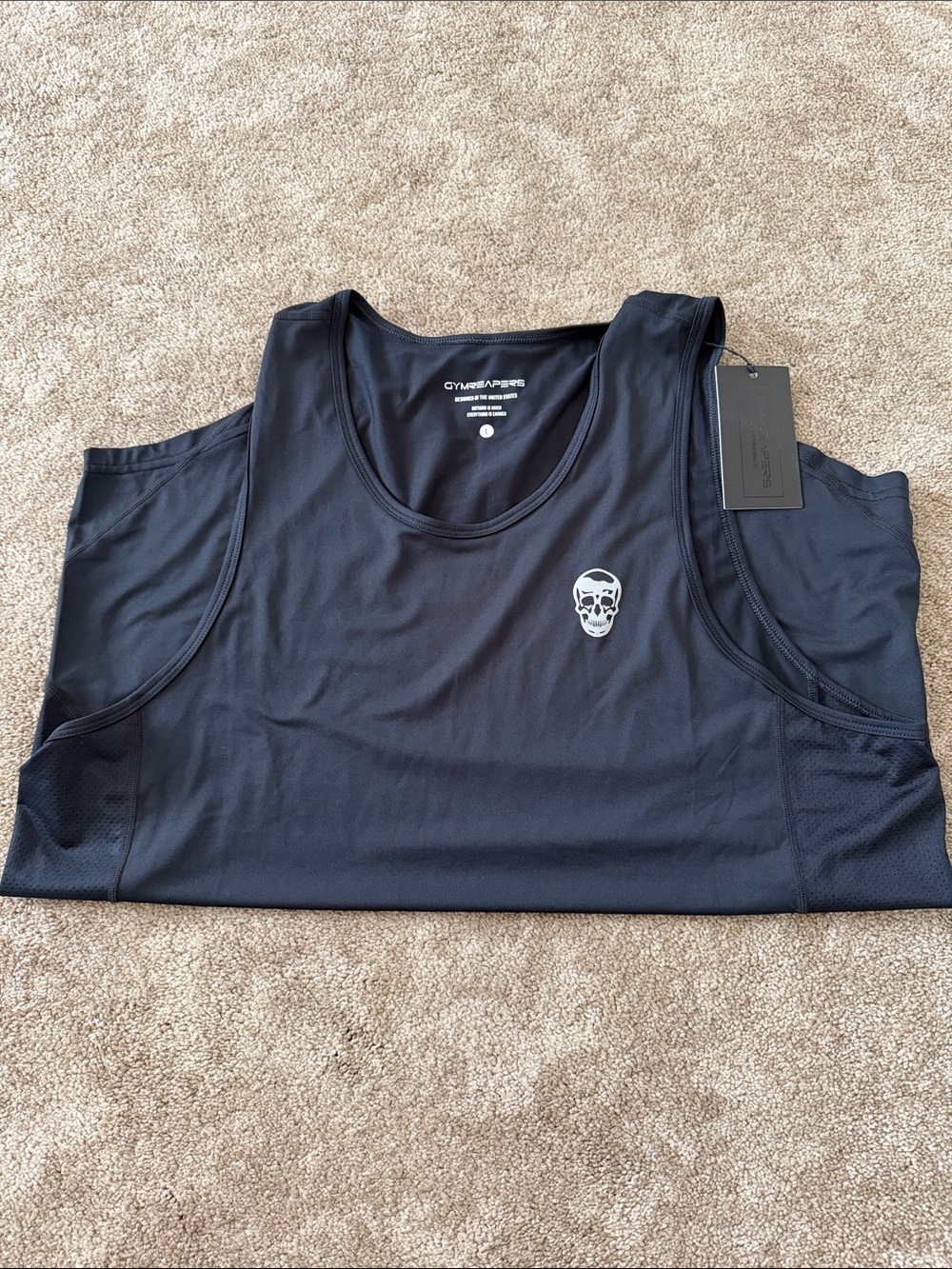 Gymreapers Black Performance Tank Top